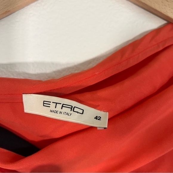 Etro Abstract Color Blocked dress Italy 42 US 10 - Picture 7 of 8